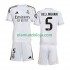 Camisola Real Madrid Jude Bellingham 5 Criança Equipamento Primeiro 2025-2026 Manga Curta